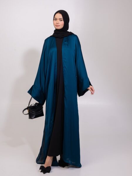 Dana Open Abaya - Turquoise ( Inner not included )